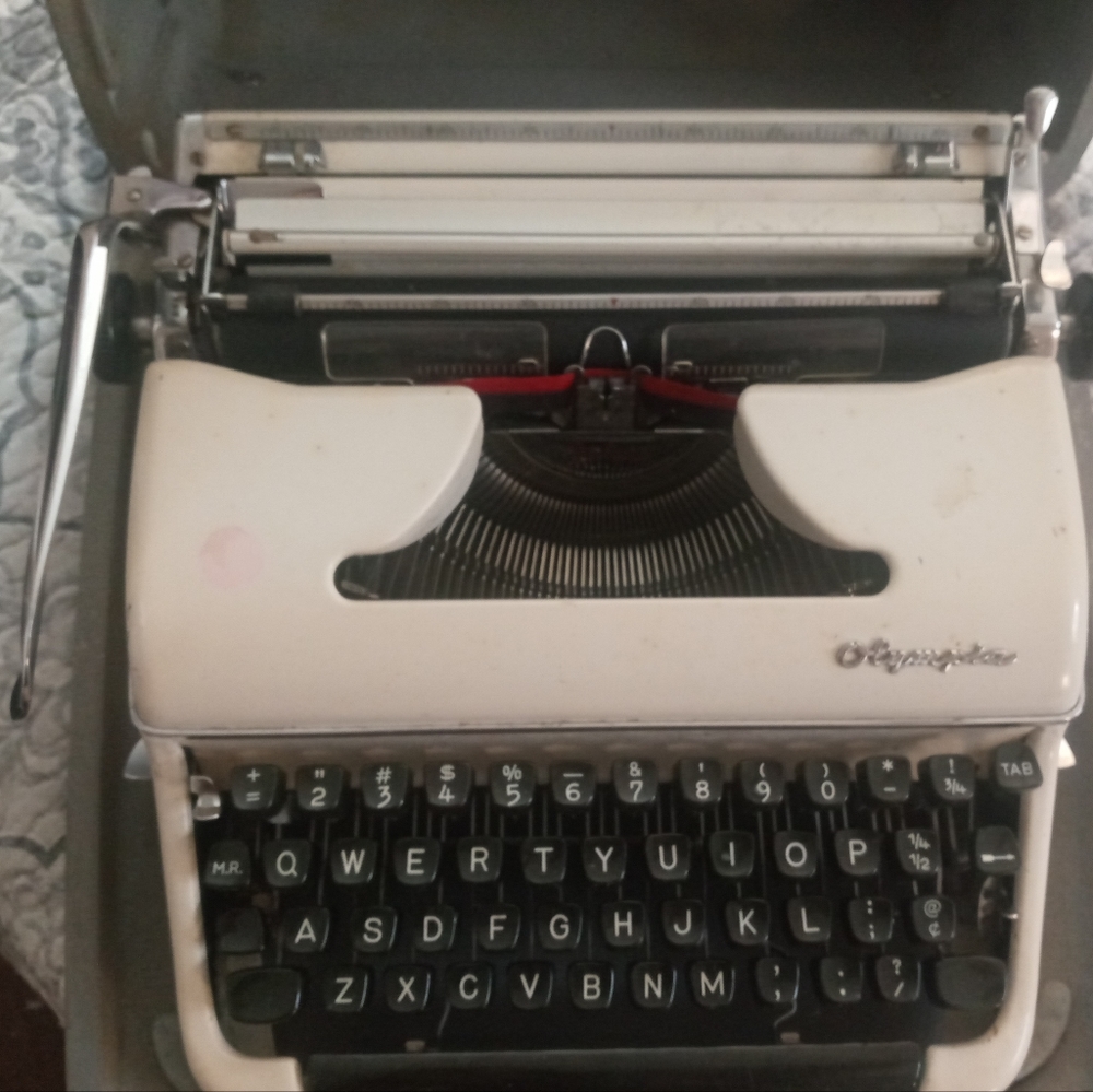 Vintage 1956 Olympia typewriter
